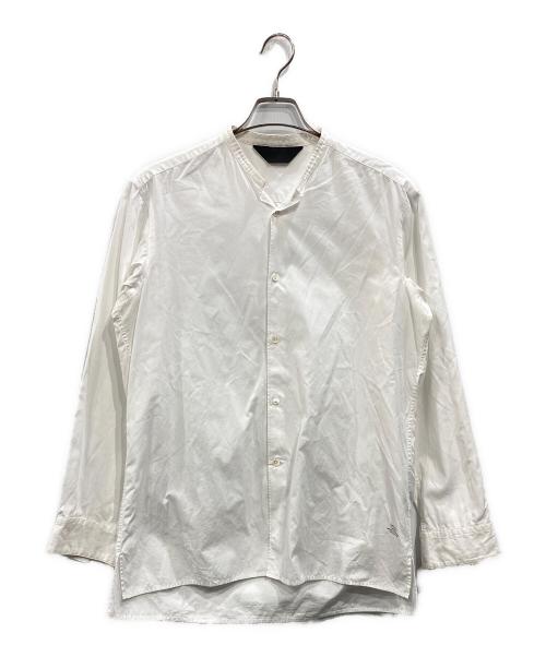 Essay（エッセイ）Essay (エッセイ) バンドカラーシャツ ホワイト サイズ:Mの古着・服飾アイテム