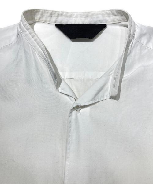 Essay（エッセイ）Essay (エッセイ) バンドカラーシャツ ホワイト サイズ:Mの古着・服飾アイテム