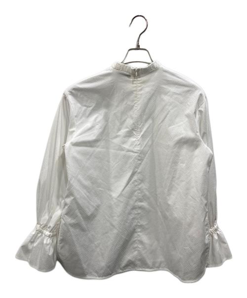 UNITED ARROWS TOKYO（ユナイテッドアローズトウキョウ）UNITED ARROWS TOKYO (ユナイテッドアローズトウキョウ) ドット ドビー ブラウス ホワイト サイズ:SIZE Freeの古着・服飾アイテム