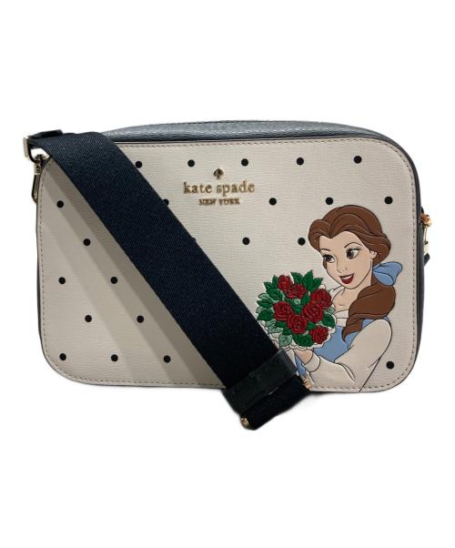Kate Spade（ケイトスペード）Kate Spade (ケイトスペード) DISNEY (ディズニー) ショルダーバッグ ホワイト×ブラックの古着・服飾アイテム