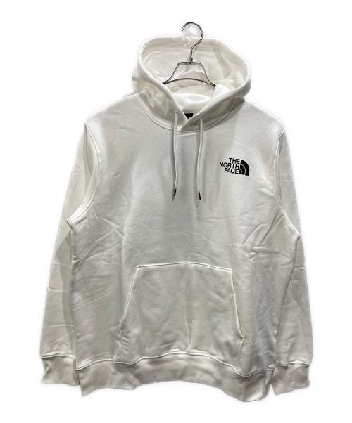 THE NORTH FACE（ザ ノース フェイス）THE NORTH FACE (ザ ノース フェイス) ボックス ロゴ プリント プル―オーバー パーカー ホワイト サイズ:SIZE XLの古着・服飾アイテム