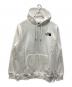 THE NORTH FACE（ザ ノース フェイス）の古着「ボックス ロゴ プリント プル―オーバー パーカー」｜ホワイト