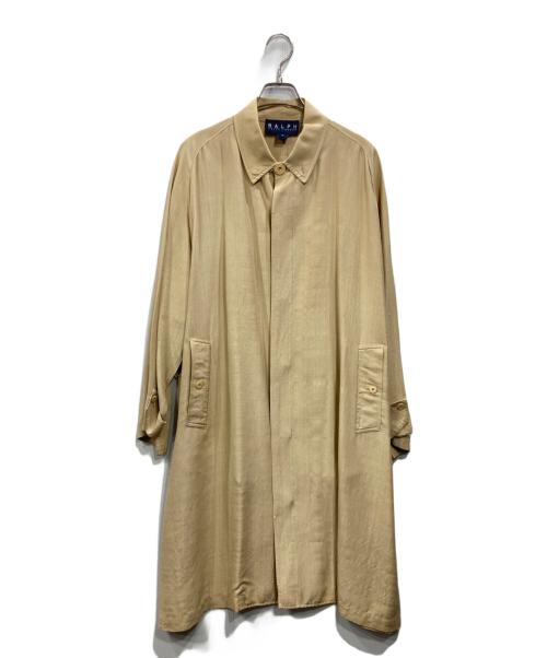 RALPH RALPH LAUREN（ラルフラルフローレン）RALPH RALPH LAUREN (ラルフラルフローレン) シルクコート ベージュ サイズ:Sの古着・服飾アイテム
