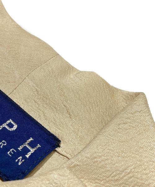 RALPH RALPH LAUREN（ラルフラルフローレン）RALPH RALPH LAUREN (ラルフラルフローレン) シルクコート ベージュ サイズ:Sの古着・服飾アイテム