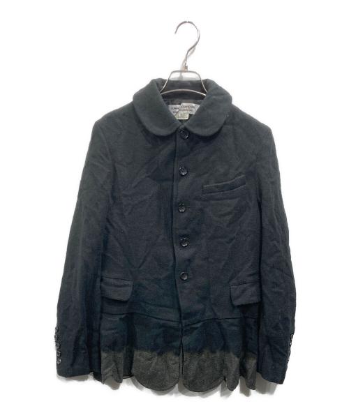 COMME des GARCONS COMME des GARCONS（コムデギャルソン コムデギャルソン）COMME des GARCONS COMME des GARCONS (コムデギャルソン コムデギャルソン) スカラップジャケット ブラック サイズ:Sの古着・服飾アイテム