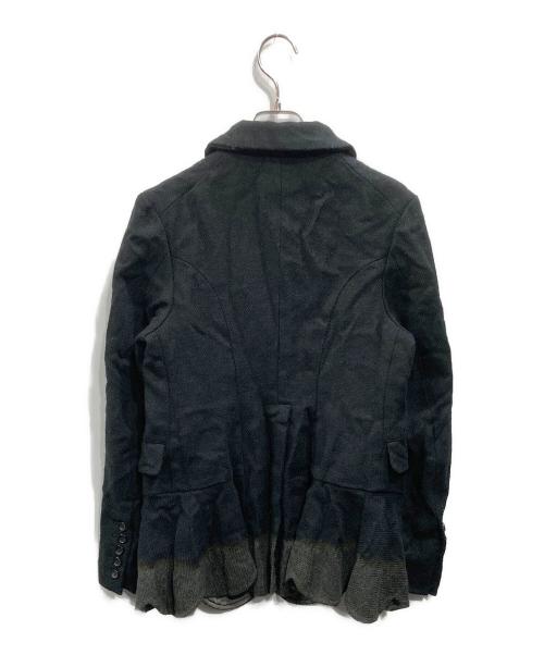 COMME des GARCONS COMME des GARCONS（コムデギャルソン コムデギャルソン）COMME des GARCONS COMME des GARCONS (コムデギャルソン コムデギャルソン) スカラップジャケット ブラック サイズ:Sの古着・服飾アイテム