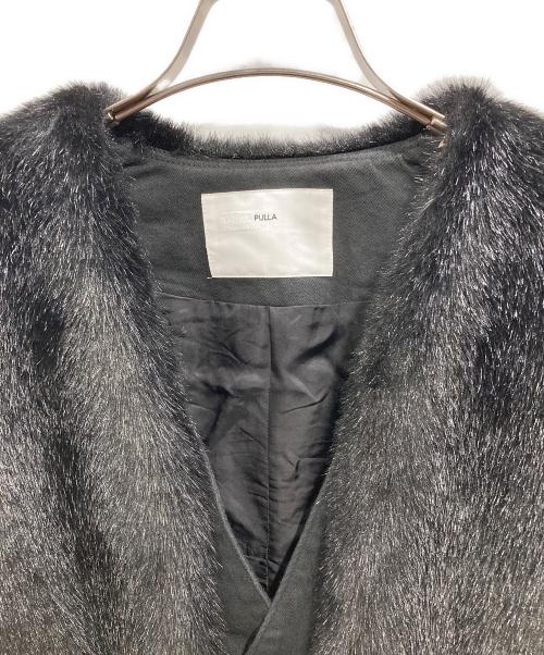 TOGA PULLA（トーガ プルラ）TOGA PULLA (トーガ プルラ) フェイクファージャケット ブラック サイズ:38の古着・服飾アイテム