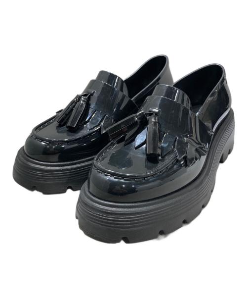 melissa（メリッサ）melissa (メリッサ) COMME des GARCONS GIRL (コムデギャルソンガール) エナメルタッセルローファー ブラック サイズ:26.5㎝の古着・服飾アイテム