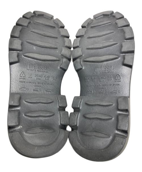 melissa（メリッサ）melissa (メリッサ) COMME des GARCONS GIRL (コムデギャルソンガール) エナメルタッセルローファー ブラック サイズ:26.5㎝の古着・服飾アイテム