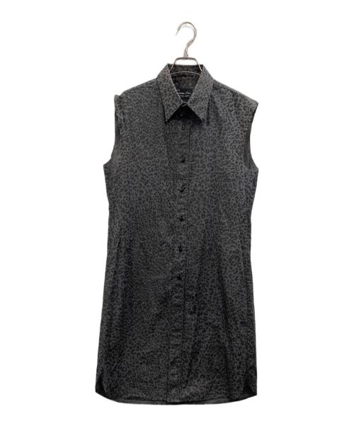 NUMBER (N)INE（ナンバーナイン）NUMBER (N)INE (ナンバーナイン) N/Sロングシャツ(エヌエス・ロングシャツ） グレー サイズ:3の古着・服飾アイテム
