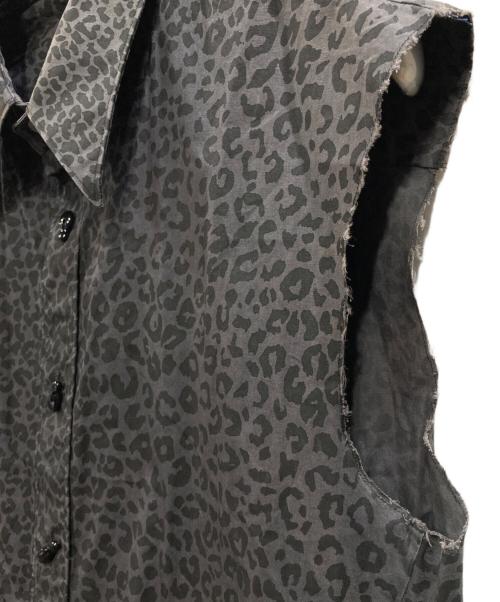 NUMBER (N)INE（ナンバーナイン）NUMBER (N)INE (ナンバーナイン) N/Sロングシャツ(エヌエス・ロングシャツ） グレー サイズ:3の古着・服飾アイテム