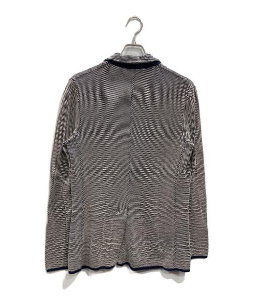 LARDINI（ラルディーニ）LARDINI (ラルディーニ) コットンニット2Ｂジャケット ネイビー サイズ:Sの古着・服飾アイテム