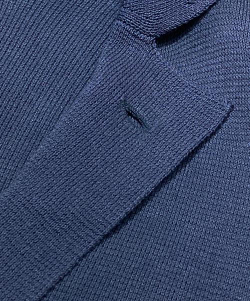 LARDINI（ラルディーニ）LARDINI (ラルディーニ) コットンニットテーラードジャケット ネイビー サイズ:Sの古着・服飾アイテム
