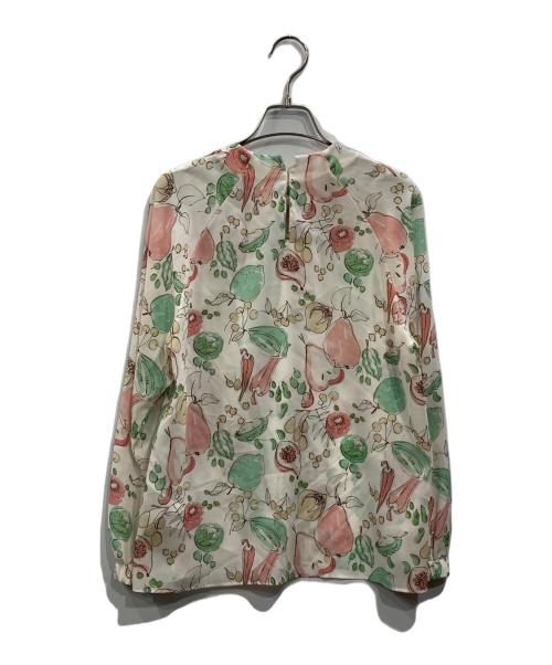 TOMORROW LAND collection（トゥモローランドコレクション）TOMORROW LAND collection (トゥモローランドコレクション) サマーボウルプリント ピンチタックブラウス マルチカラー サイズ:Ｓの古着・服飾アイテム