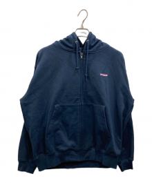 HUF（ハフ）の古着「MANHOLE FULL ZIP HOODIE」｜ブルー