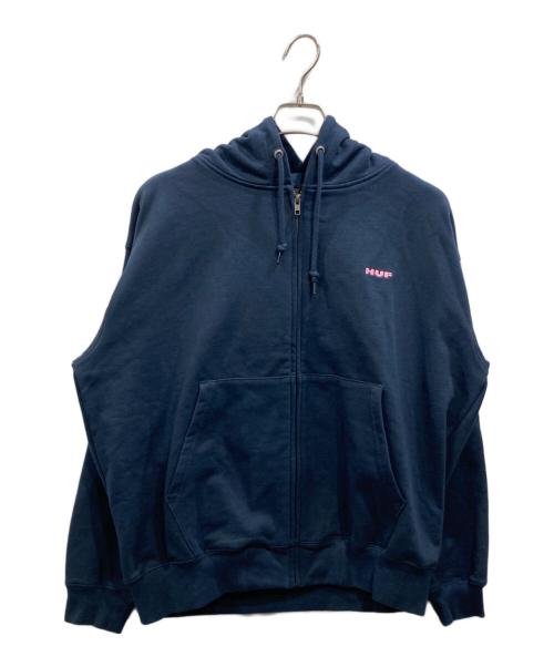 HUF（ハフ）HUF (ハフ) MANHOLE FULL ZIP HOODIE ブルー サイズ:Sの古着・服飾アイテム