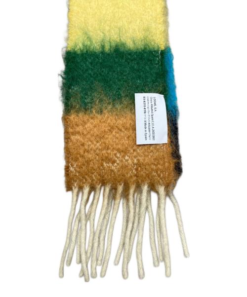 LOEWE（ロエベ）LOEWE (ロエベ) モヘア混ストール マルチカラーの古着・服飾アイテム