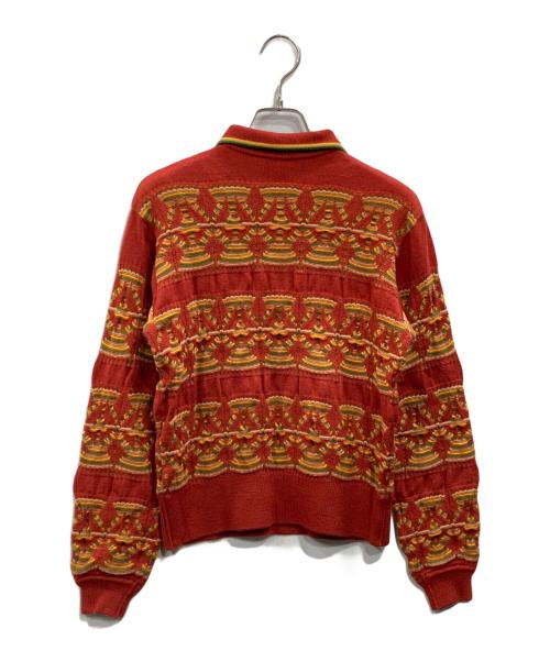 Christian Dior Sports（クリスチャン ディオールスポーツ）Christian Dior Sports (クリスチャン ディオールスポーツ) ニットポロシャツ レッド サイズ:Mの古着・服飾アイテム