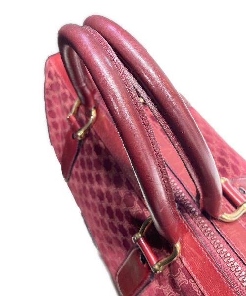 CELINE（セリーヌ）CELINE (セリーヌ) マカダム柄ボストンバッグ ボルドーの古着・服飾アイテム