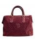 CELINE（セリーヌ）の古着「マカダム柄ボストンバッグ」｜ボルドー