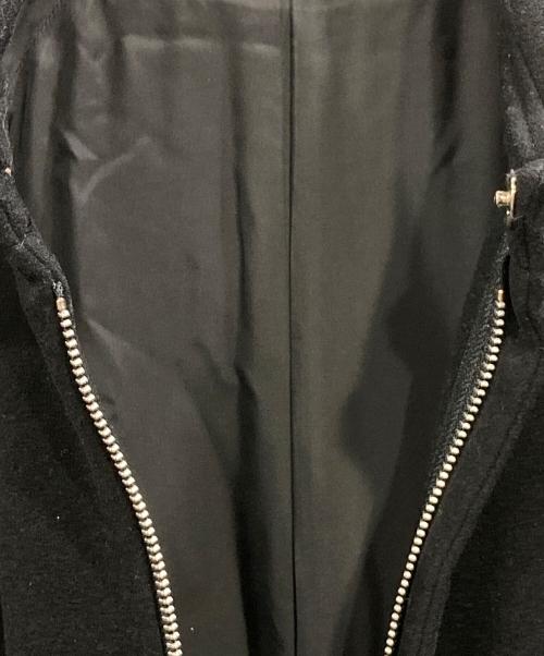 Y's（ワイズ）Y's (ワイズ) ジップアップステンカラーコート ブラック サイズ:表記なしの古着・服飾アイテム