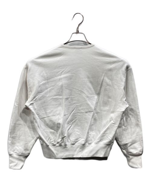 LOEFF（ロエフ）LOEFF (ロエフ) コットン裏毛スウェット カーディガン ホワイト サイズ:Fの古着・服飾アイテム