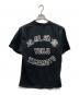BlackEyePatch (ブラックアイパッチ) YOHJI YAMAMOTO (ヨウジヤマモト) NOIR EYE PATCH S/S TEE ブラック サイズ:L：8000円