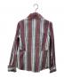 Vivienne Westwood RED LABEL (ヴィヴィアンウエストウッドレッドレーベル) ストライプシャツ ボルドー×グレー サイズ:SIZE 1：10000円