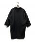 evernavy (エバーネイビー) リバー ロング コクーン ウールコート ブラック サイズ:M：20000円