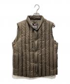 ZANTERザンター）の古着「キルティングダウンベスト」｜ブラウン