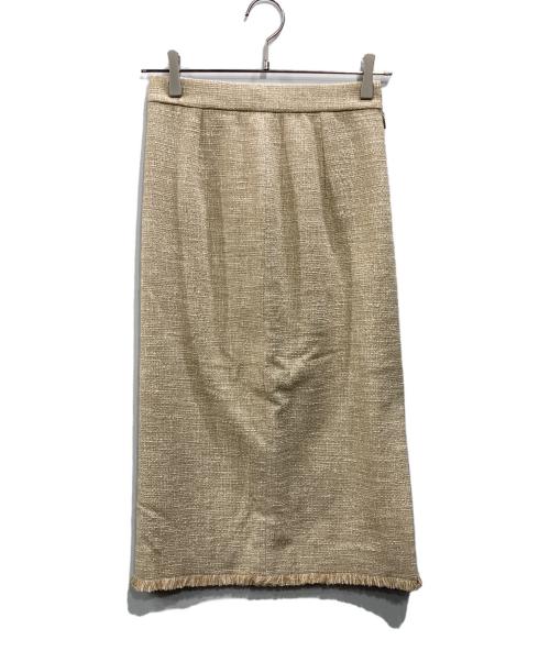 EPOCA（エポカ）EPOCA (エポカ) コットンミックスツイード タイトスカート ベージュ サイズ:38の古着・服飾アイテム