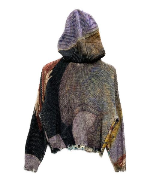 DROPDEAD（ドロップデッド）DROPDEAD (ドロップデッド) JUNJIITO (ジュンジ イトウ) Knit Hoodie マルチカラー サイズ:XSの古着・服飾アイテム