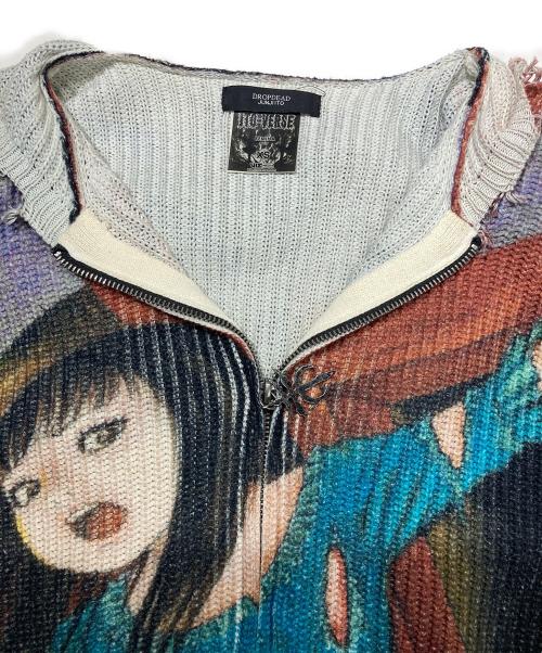 DROPDEAD（ドロップデッド）DROPDEAD (ドロップデッド) JUNJIITO (ジュンジ イトウ) Knit Hoodie マルチカラー サイズ:XSの古着・服飾アイテム