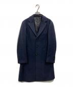 UNIVERSAL LANGUAGEユニバーサルランゲージ）の古着「チェスターコート」｜ネイビー