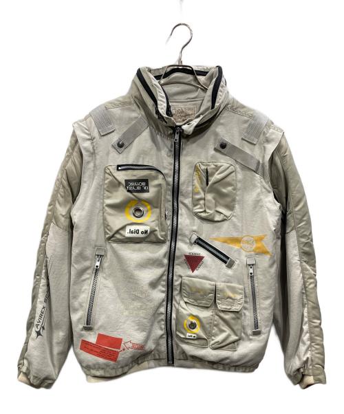 AVIREX（アヴィレックス）AVIREX (アヴィレックス) プロトタイプコズミックジャケット グレー サイズ:XLの古着・服飾アイテム