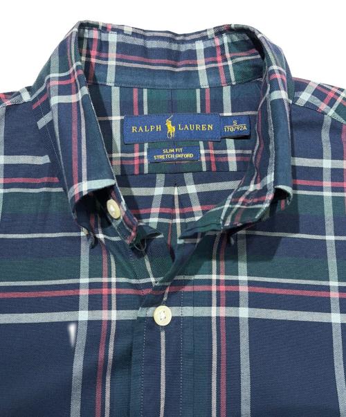 RALPH LAUREN（ラルフローレン）RALPH LAUREN (ラルフローレン) チェックシャツ ネイビー サイズ:Sの古着・服飾アイテム