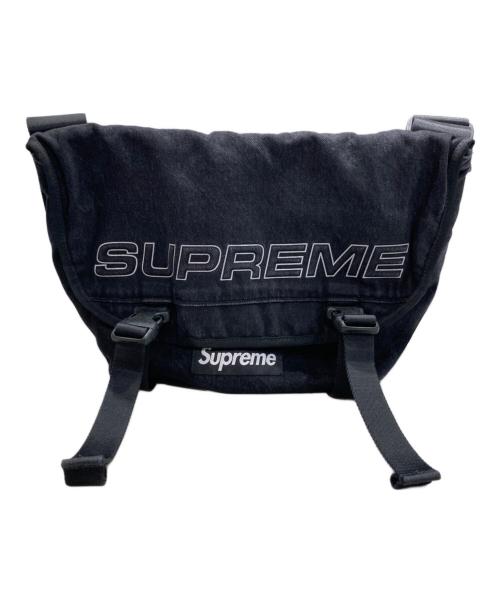 SUPREME（シュプリーム）Supreme (シュプリーム) Denim messenger bag ブラックの古着・服飾アイテム