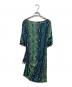 DIANE VON FURSTENBERG (ダイアンフォンファステンバーグ) シルクワンピース グリーン サイズ:4：4000円