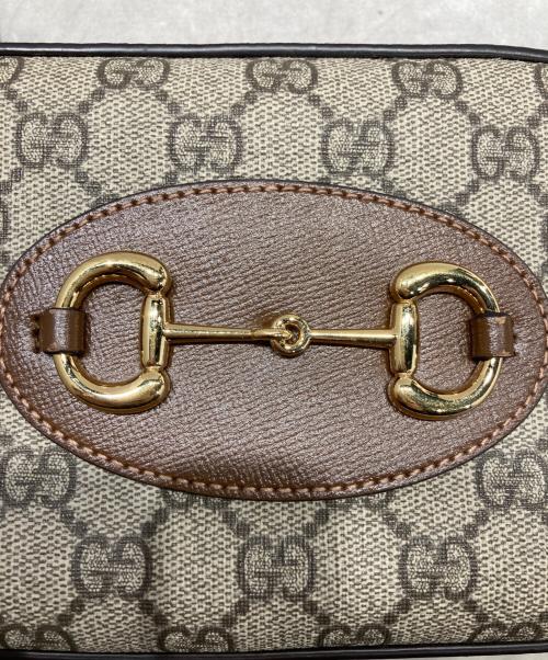 GUCCI（グッチ）GUCCI (グッチ) ホースビットショルダーバッグ ブラウンの古着・服飾アイテム