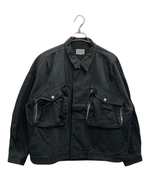 C.E（シーイー）C.E (シーイー) POTENTIALITIES BUTTON JACKET ブラック サイズ:Lの古着・服飾アイテム