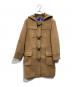 BURBERRY BLUE LABEL（バーバリー ブルー レーベル）の古着「裏地ノヴァチェックダッフルコート」｜ベージュ