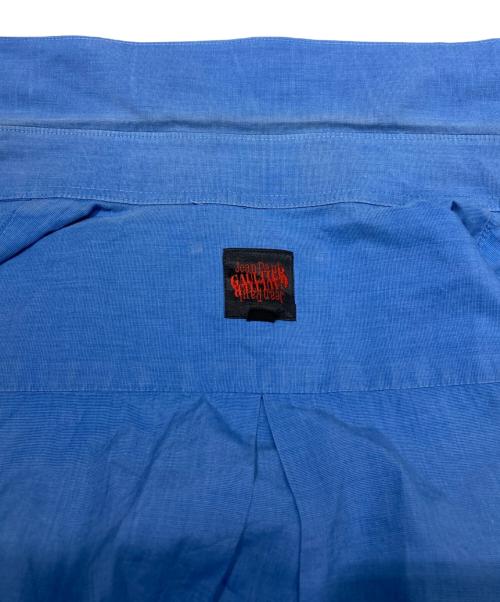 Jean Paul GAULTIER（ジャンポールゴルチェ）Jean Paul GAULTIER (ジャンポールゴルチェ) 長袖シャツ ブルー サイズ:SIZE50の古着・服飾アイテム