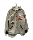 skookum×beaverスクーカム×ビーバー）の古着「スタジャン」｜グレー