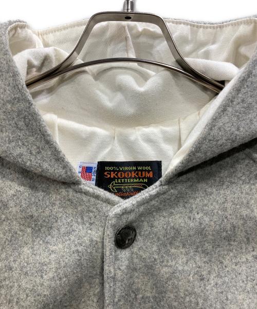 skookum（スクーカム）skookum (スクーカム) beaver (ビーバー) スタジャン グレー サイズ:40の古着・服飾アイテム