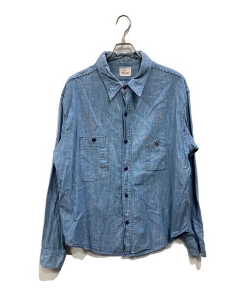 BIG YANK（ビッグヤンク）BIG YANK (ビッグヤンク) シャンブレーシャツ ブルー サイズ:17　1/2の古着・服飾アイテム