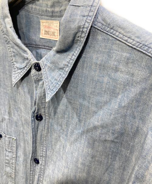 BIG YANK（ビッグヤンク）BIG YANK (ビッグヤンク) シャンブレーシャツ ブルー サイズ:17　1/2の古着・服飾アイテム