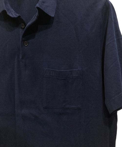 HERMES（エルメス）HERMES (エルメス) ポロシャツ ネイビー サイズ:XXLの古着・服飾アイテム