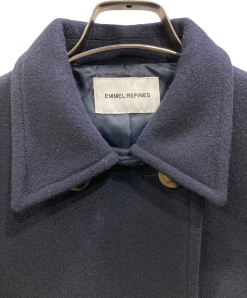 EMMEL REFINES（エメル リファインズ）EMMEL REFINES (エメル リファインズ) ダブルボタン ショートコート ネイビー サイズ:Mの古着・服飾アイテム