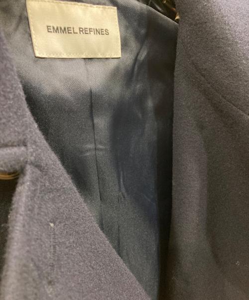 EMMEL REFINES（エメル リファインズ）EMMEL REFINES (エメル リファインズ) ダブルボタン ショートコート ネイビー サイズ:Mの古着・服飾アイテム