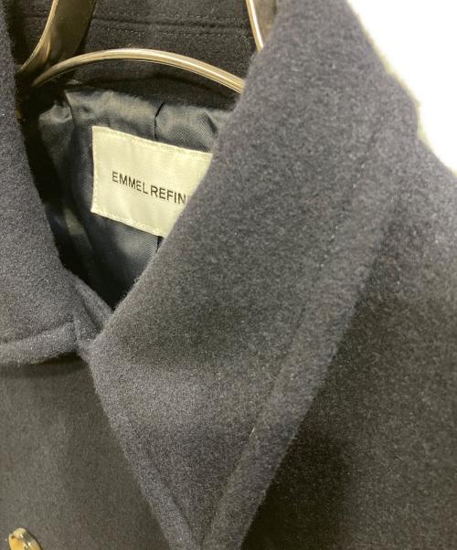 EMMEL REFINES（エメル リファインズ）EMMEL REFINES (エメル リファインズ) ダブルボタン ショートコート ネイビー サイズ:Mの古着・服飾アイテム